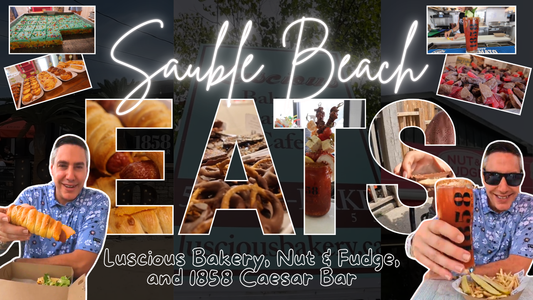 Sauble Beach Eats: Luscious Bakery, Nut & Fudge, and 1858 Caesar Bar